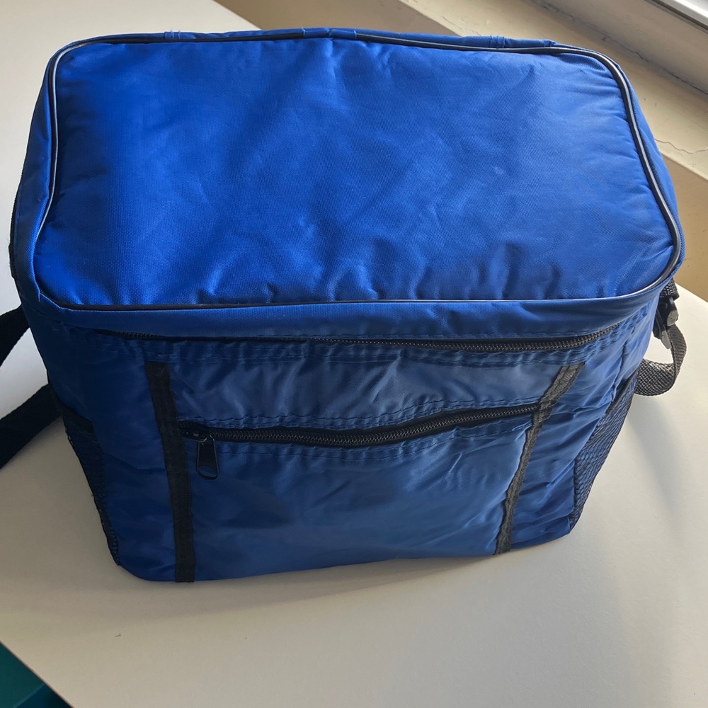 Blue Insulated Cooler Bag